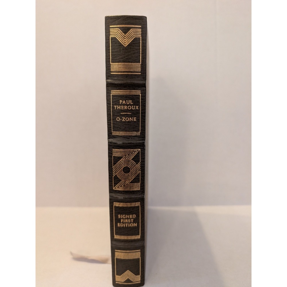 The Franklin Library/Signed First Edition by Paul Theroux "O-Zone" 1984/Leather